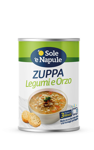 Zuppa Legumi e Orzo Latta 400 g